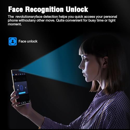 C24 Ultra, Unlocked Phones, 5G Cell Phone, Android 14.0, 8GB+256GB Dual SIM Dual Standby, 6800mAh Battery Fast Charging Mobile Phone, 6.8 Inch FHD+ 120Hz Screen (Blue)