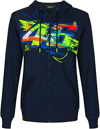 Valentino Rossi Collezione Vr46 Classic Sweatshirt Homme, Bleu, XL