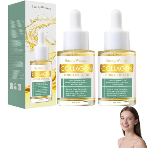 LOVILDS Collagen Plus Body Oil & Cream Set (2 Bottles)