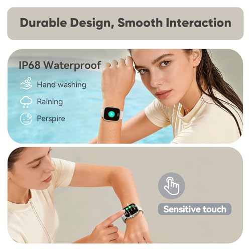 Smartwatch Damen Herren, 1.83" HD Fitness Tracker mit Telefonfunktion – Ansicht 6