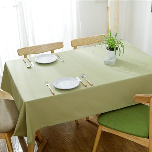 Ciemnoniebieski prostokątny obrus 140 x 220 cm, odporna na plamy bawełna, elegancka dekoracja do jadalni, na wesela, do domu i restauracji, idealny na spotkania 6-8 osób