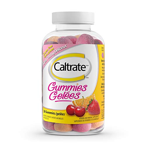 Caltrate Gommes Calcium Vitamine D sans gluten 50 unités