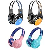 SIMOLIO Wireless IR Headphones for Car DVD and Bluetooth Headphones for Kids, Car Headphones Compatible with Honda Odyssey & uConnect VES & Dodge Grand Caravan & Chevy Suburban 2006-2022