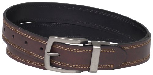 Dickies Men's Casual Reversible Belt, Brown/Black Two, 36 (Waist: 34)