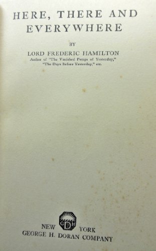 Here, There And Everywhere: Autobiography. B0026CQGJY Book Cover