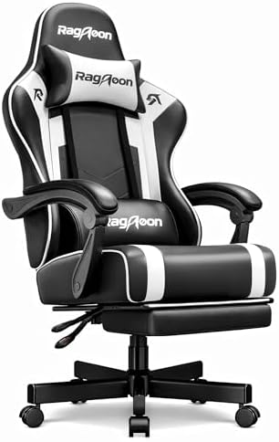 Gaming Chair for Adults Gaming Chairs-Video Game Chairs with Foot...