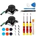 3D Replacement Joystick Analog Thumb Sticks Joystick Thumb Sticks Replacements for Nintendo Switch Joy-con Controller - Include Thumb Sticks,Tri-Wing, Cross Screwdriver, Pry Tools