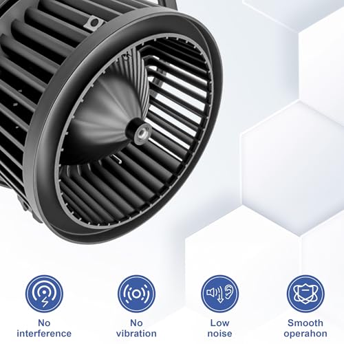 Image of PartsFlow HVAC Blower Motor Fan Assembly W /Wheel Compatible With 2019-2023 Cadillac Escalade /Chevrolet Silverado Suburban Tahoe /GMC Sierra 1500 Yukon 84861776 84152567