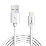 iClever 6ft iPhone Charger Cable,Apple MFi Certified Lightning to USB Cable with 8-Pin Ultra Compact Connector Head for iPhone Xs Max XR X 8 Plus 7 6 6s Plus 5s, iPad Air Mini Pro