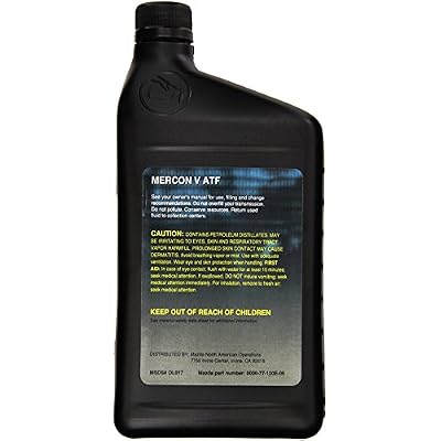 Genuine Mazda Fluid (0000-77-120E-05) MERCON-V Automatic Transmission Fluid - 1 Quart