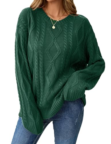 Libsorge Womens Cute Sweater Winter 2025 Trendy Outfits Crew Neck