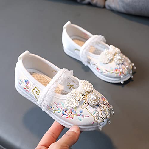 Girls Sandals New Girls Handmade Hanfu Shoes Children Embroidered Shoes Shoes Baby Antique Girls Slide Sandals3