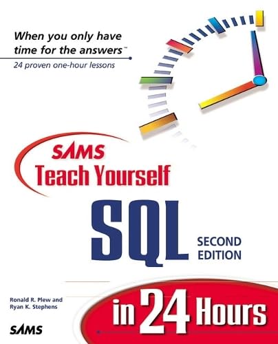 Sams Teach Yourself SQL in 24 Hours