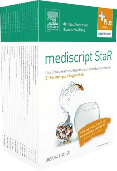 mediscript StaR Skripten-Paket Hammerexamen mit Registerheft: Das Staatsexamens-Repetitorium zum Hammerexamen. 21 Skripten plus Registerheft. Plus im ... Online-Zugriff auf das mediscript Lernsystem
