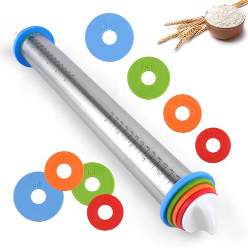Stainless Steel Adjustable Rolling Pin