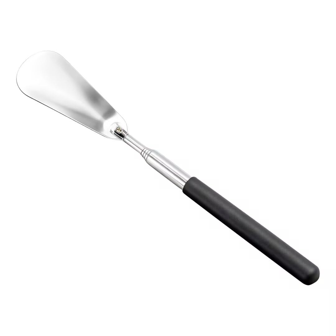 Calzador largo telescópico de acero inoxidable 25,5-63 cm extensible sin agacharse