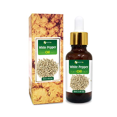 Image of Salvia White Pepper Oil (Piper Nigrum) 100% Pure & Natural With Dropper 50Ml