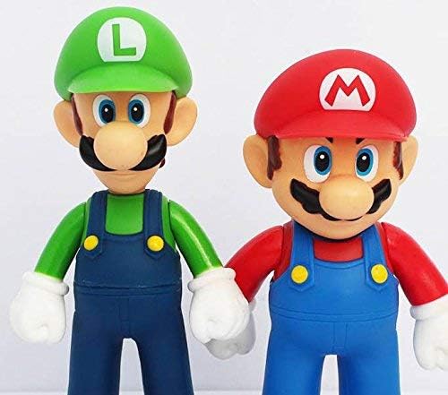 3pcs/set Super Mario Bros Luigi Mario Yoshi PVC Action Figures toy 13cm — view 7