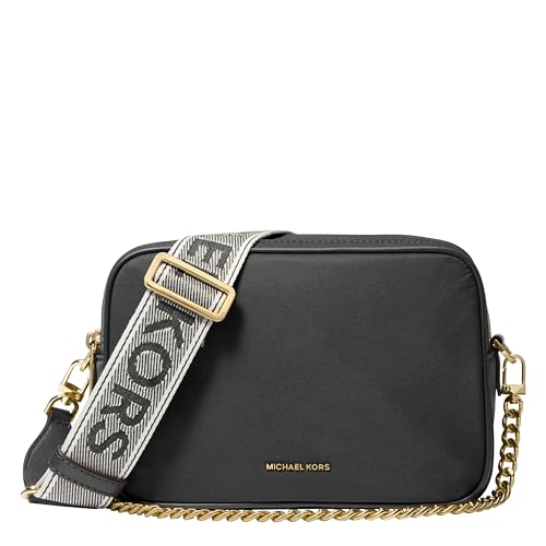Image of Michael Kors Bryant Medium Double Zip Chain Camera Crossbody Bag