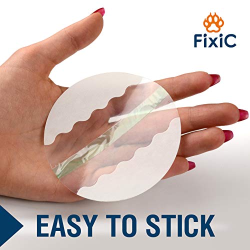 Fixic Freestyle Adhesive Patch 25 PCS – Transparent Patches for Libre, Enlite, Guardian - Pre Cut Back Paper - Best Long Fixation for Your Sensor!