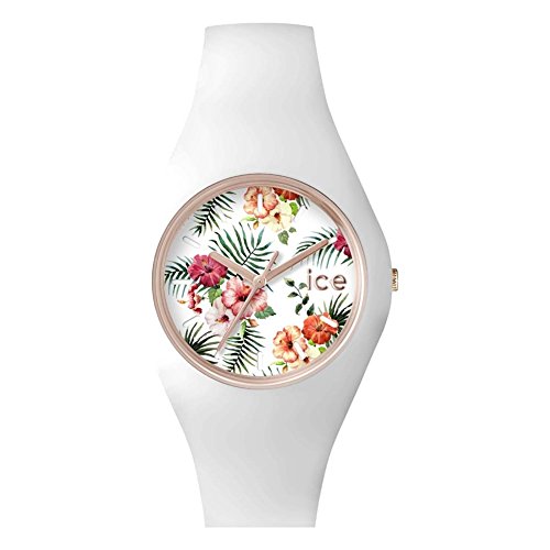 ICE-WATCH - Ice Flower Legend - Montre Blanche pour Femme avec Bracelet en...