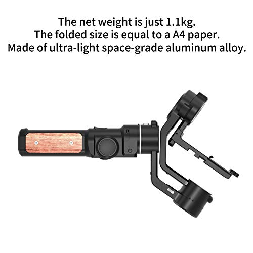 FeiyuTech AK2000s Handheld Gimbal Camera Stabilizer with Handle Bar LCD Screen for DSLR Camera Sony a6300 a6400 a6500 Canon M50 EOS R Panasonic DMC-LX100 Nikon Fujifilm,Official-Authorized
