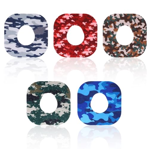 10 patchs adhésifs Dexcom G7 imperméables latex-free camouflage (5 styles)