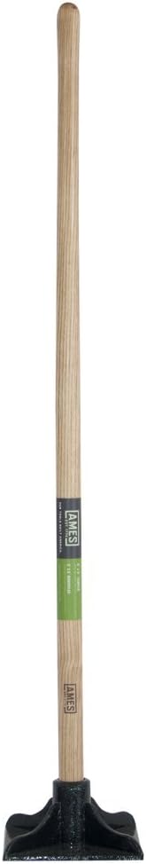 AMES 2233400 9-Pound Steel Tamper with Hardwood Handle, 48-Inch Steel Temper
