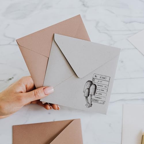 GLOBLELAND Mushroom Text Clear Stamps for DIY Scrapbooking Realistic Moth Snail Silicone Stamp Seals Transparent Stamp for Cards Making Photo Album Journal Decoration 6.3×4.33inch - Image 4