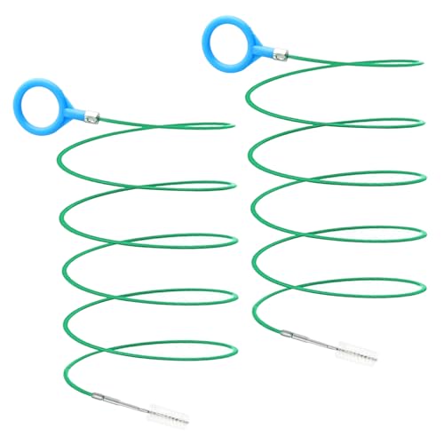 FINEASY 2 Piezas Cepillo de Limpieza para Techo Solar, Cepillo de Limpieza de Tubo de Techo Corredizo 300cm, Cepillo de Limpieza Flexible para Coche Techo Corredizo Tanque Combustible