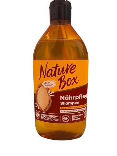 Nature Box - Argan - Champú - Cuidado del Cabello - Embalaje para el beneficio - 6 x 385 ml