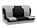 Coverking Custom Fit Center 60/40 Bench Seat Cover for Select Mercedes-Benz GL-320/450/550 Models - Neosupreme (Gray with Black Sides)