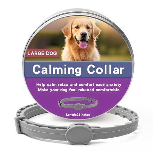 Collar Antipulgas para Perros - Elimina y Previene Pulgas, Garrapatas y Parásitos - Collar de Protección para Mascotas - (+7 Meses) - 72 cm - Envase de Aluminio Gris - Eficacia Duradera