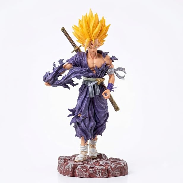 Image of Anime Warrior Action Figure 32 cm Collectible PVC Statue for Kids & Collectors Premium Muscular Design | Display Toy with Gift Box for Desk, Shelf & Showcase (Dragon 1)