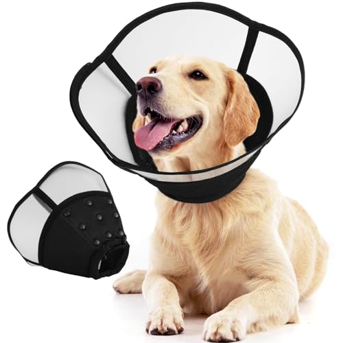 Image of Allroaring Dog Cone Collar After Surgery, Soft Dog Cones for Large Dogs