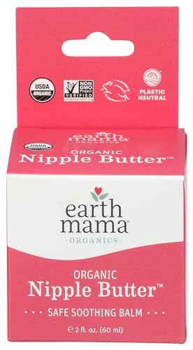 Image of Earth Mama Organic Nipple Butter for Breastfeeding and Dry Skin, 2-Fluid Ounce