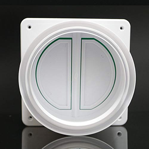 Buy Universal Backdraft Damper Duct Range Hood Kitchen Draft Stopper Backflow Preventer