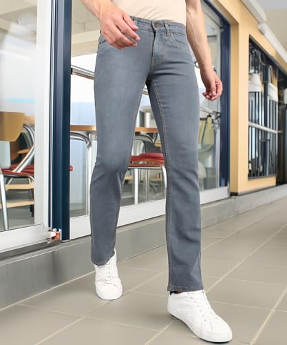 Image of Neostreak Men's Washed Bootcut Jeans Stretchable
