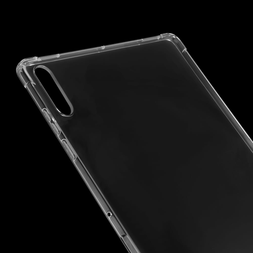 Custodia per Tablet con Supporto Integrato Compatibile con Samsung Galaxy Tab S11 Ultra 14.6 2025 Custodia in TPU Antishock Maniglia con Anello Girevole a 360° e Bracket(Chiaro)