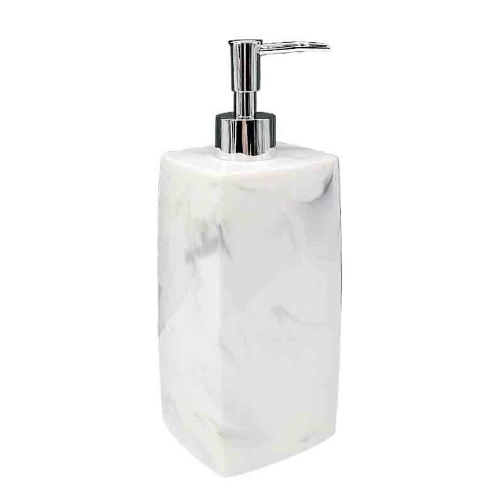 Soap Dispenser Hotel Soap Dispenser Lotion Bottle Home Bathroom Dispensing Push Plastic Flower White/Flower Black 800ml(White)