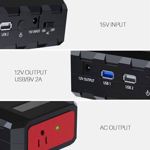 SinKeu Power Bank portátil 24000mAh con salida AC miniatura 3