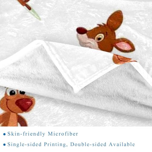 Couverture kangourou et bébé en microfibre douce 150x130cm