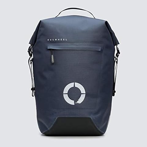 Roswheel Tour Pannier Large (Pair) Bicycle Bag, Blue, 20L bags x 2 Cover