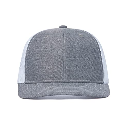 Image of Quanhaigou Trucker Hat - Mesh Snap Back - Unisex Adjustable Baseball Cap - Outdoor Hats for Men Women