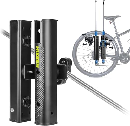 BOOSTEADY Support de Canne à Pêche pour Vélo, Facile à Monter Sur Le Vélo, Porte-Canne à Pêche Réglable pour Vélo, Voiture de Plage, VTT, Bateaux,...