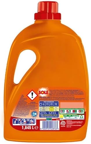 Sole Detersivo Lavatrice Proteggi Colore 123 Lavaggi, Formula igienizzante, Detersivo Lavatrice Liquido Proteggi Colore, rimuove le macchie a basse temperature - Immagine 2