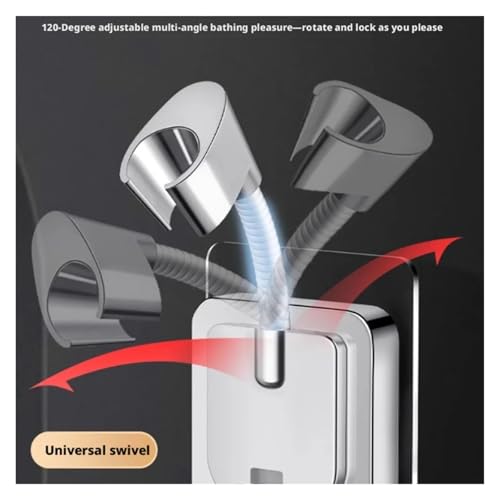 Support de pomme de douche à aspiration idéal pour locataires et enfants - 7
