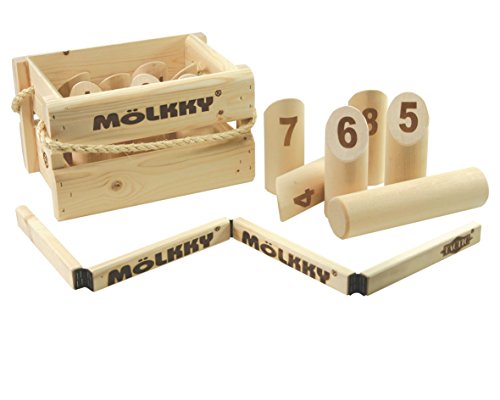 Tactic 40506- Mölkky® Officiel avec Mölkkaari – Jeu d’adresse en Bois – Version...