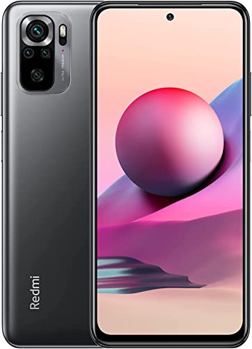 Xiaomi Redmi Note 10S Smartphone RAM 6 GB ROM 128 GB 6,43 '' AMOLED DotDisplay 64 MP Kamera 33 W Schnellladung MediaTek Helio G95 3,5 mm Kopfhörerbuchse 5000 mAh (typ) Akku Grau [Globale Version]