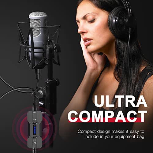 Xvive P1 48V/12V Portable Phantom Power Supply With Rechargeable Battery For Xlr Condenser, Shotgun Microphone #TOP4